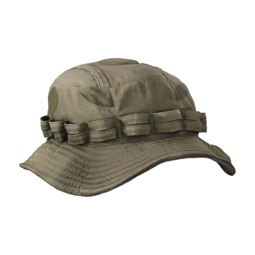UF Pro Striker Gen 3 Boonie Hat - Military Tactical Brim Hat, Sun Cap for Men Hunting Fishing Outdoor Camping - color: Brown Grey, size: Medium