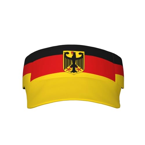 Cute Flag Visors Sun Protection Hats for Men Women Fashion Outdoor Sun Visor Hats Adjustable Summer Hat - color: Germany Flag
