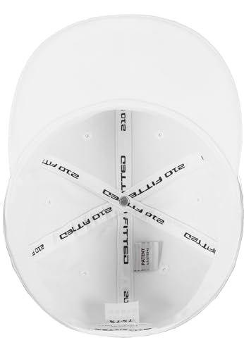 Flexfit Men's Premium 210 Fitted Cap - color: White, size: Large-X-Large