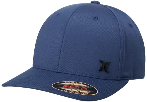 Hurley Mens Curved Brim Flexfit Baseball Cap - color: Navy, size: Small-Medium