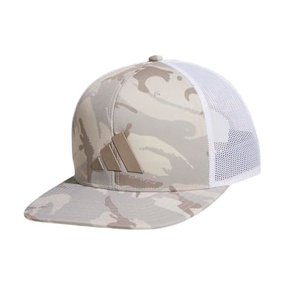 adidas Men's Trucker Hat - color: Camouflage Crystal Linen/Chalky Brown/White/Camo