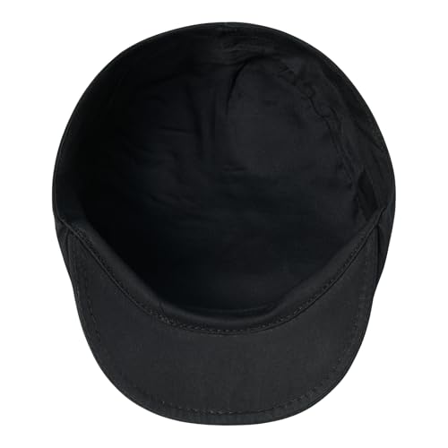 Toddler Cotton Golf Newsboy Cap - color: Black, size: 4-5T
