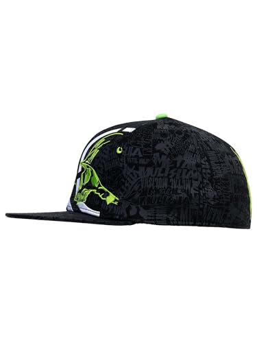 Metal Mulisha Ghost 3 Flex Hat - color: Black Green, size: Large-X-Large