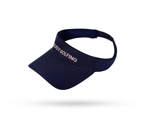 Glove It April Golf Visor – Lightweight Breathable Sun Visor for Golfers – Adjustable Fit for Men & Women - color: Navy