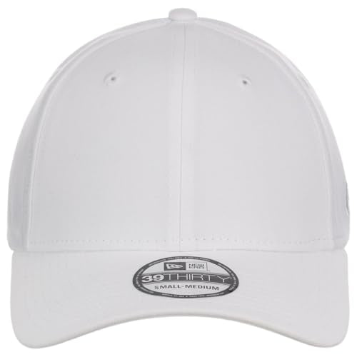 New Era Blank Custom 39THIRTY Stretch-Fitted Cap (US, Alpha, Medium, White)