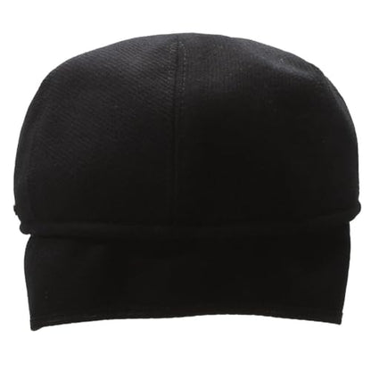 Men's Newsboy Cap with Earflaps Flat Ivy Caps Gatsby Golf Cabbie Hats - color: Black Stripe