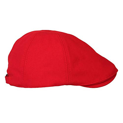 WITHMOONS Flat Cap Cabbie Hat Gatsby Golf Ivy Irish Newsboy Cotton SL31218 - color: Red