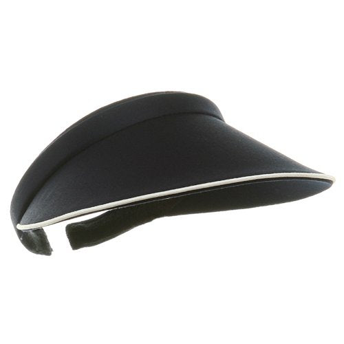 Piping Clip On Visor - color: Navy
