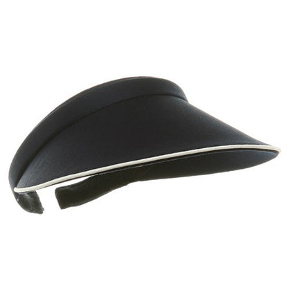 Piping Clip On Visor - color: Navy