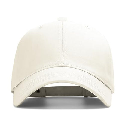 Women's Men's Fashion Baseball Cap Adjustable Strapback Hats Dad Hat Visor Sports Hat - color: Beige