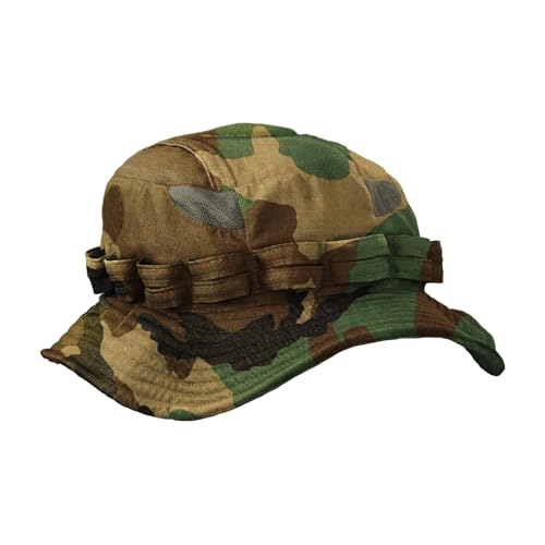 UF Pro Striker Gen 3 Boonie Hat - Military Tactical Brim Hat, Sun Cap for Men Hunting Fishing Outdoor Camping - color: M81 Woodland, size: XX-Large
