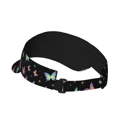 Leopard Print Sunscreen Visor Cap Adjustable Empty Top Outdoor Sports Hat - color: 7