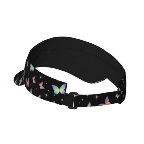 Leopard Print Sunscreen Visor Cap Adjustable Empty Top Outdoor Sports Hat - color: 7