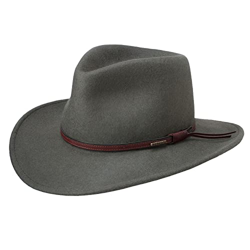 Bozeman Outdoor Hat - Light Brown - color: Steel, size: X-Small