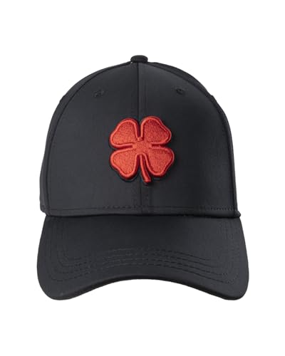 Black Clover Premium Flex Cap - color: 24 - Black Hat/3d Red Clover, size: Small-Medium