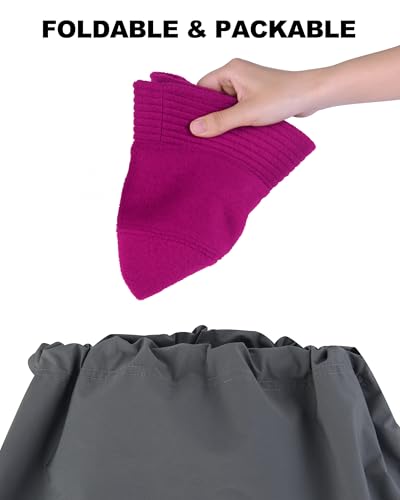 GADIEMKENSD Winter Bucket Hat - Premium Wool, Packable, Plain Colors, Unisex Warm Hat - color: Purple 2.0, size: Medium