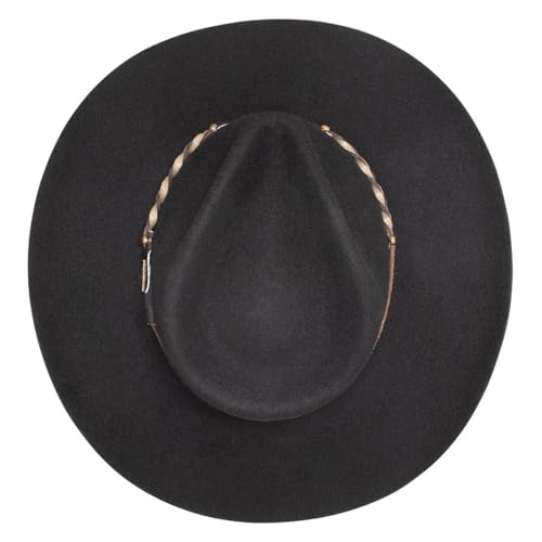 Stetson Drifter Felt Hat - color: Black, size: 7 5/8