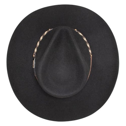 Stetson Drifter Felt Hat - color: Black, size: 7 1/8