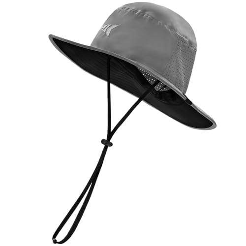 KastKing Sol Armis UPF 50 Boonie Hat for Sun Protection,Men Women - color: Formal Gray