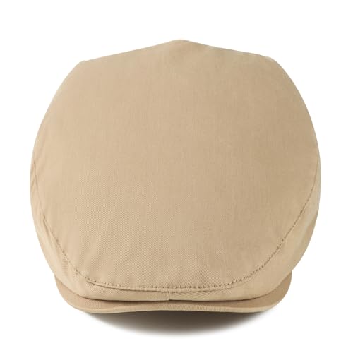 Toddler Cotton Golf Newsboy Cap - color: Khaki, size: 2-3T