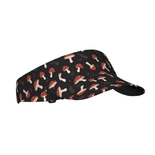 Leopard Print Sun Visor Hat Adjustable Sports Beach Cap for Men Women - color: 11