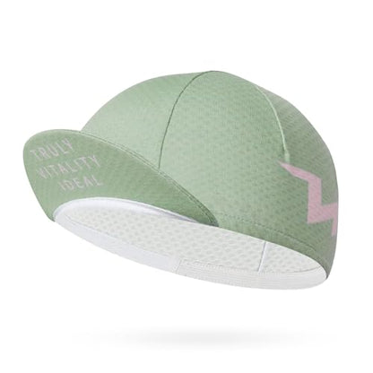 ROCKBROS Women Cycling Cap with Sun Visor Cooling Skull Cap Helmet Liner - color: Green