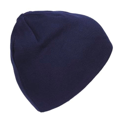 adidas Men's Reversible Skully Beanie - color: Dark Blue/Grey Four-grey Two/White