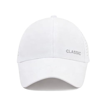 Cmonie 3Pcs Quick Dry Baseball Hat Breathable Sport Cap - color: 3pcs-black&white&gray-d