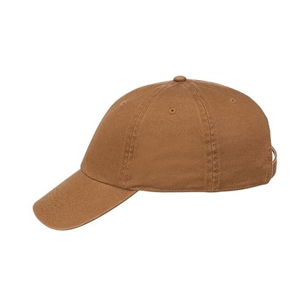 Lids Blank Baseline Dad Adjustable Strapback Hat - color: Camel