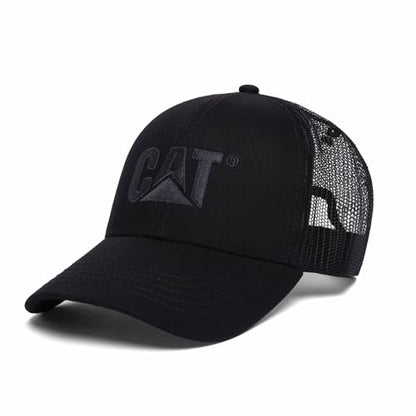 CAT Men's Raised Logo Cap - color: Black