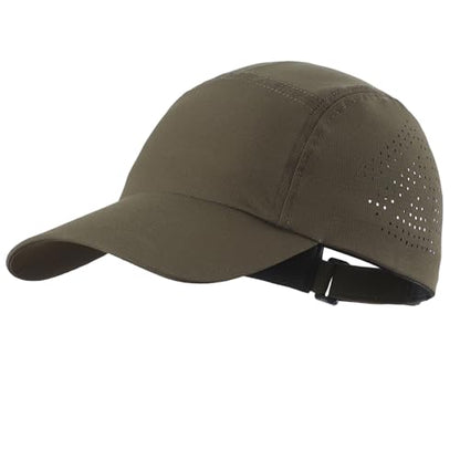 Home Prefer Mens Womens UPF50+ Quick Dry Sun Hat Lite UV Protection Hat Baseball Caps Golf Cycling Fishing Sports Running Hat - color: Army Green