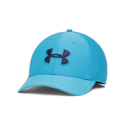 Under Armour Men's Heathered Blitzing 3.0 Cap - color: (453) Ether Blue / Steel / Midnight Navy, size: X-Large-XX-Large