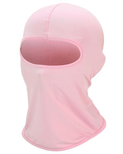 Xeoxarel Balaclava Ski Mask for Men/Women (Available in 2/3/4/5/36 Pack) - color: Pink
