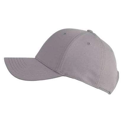 e4Hats.com 6 Panel Low Profile Structured Baseball Cap - color: Grey