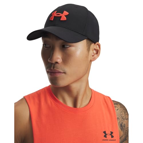 Under Armour Blitzing Hat Adjustable - color: (006) Black / / Venom Red