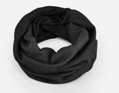 Jeelow Cotton Slouchy Open Top Beanie Hat 2 Pack - color: 2 Black