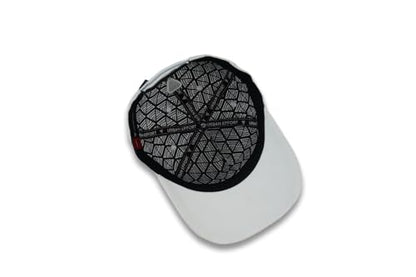 Urban Effort Trucker Hat for Men & Women, Mesh Back Baseball Cap, 5 Panel - color: White/White, style: Classic Snapback