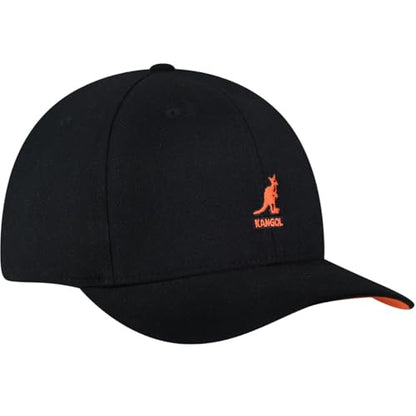 Kangol Men, Women Wool Flexfit Baseball - color: Beluga Black, size: Large-X-Large