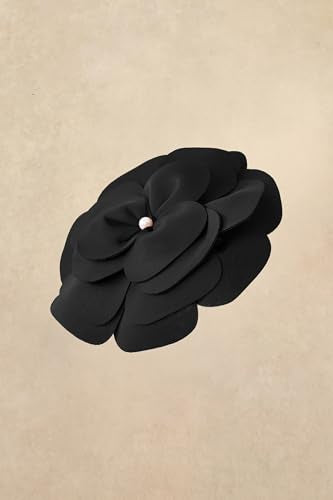 BABEYOND Fascinators Hats for Women Layered Flower Tea Party Derby Hats - color: Black