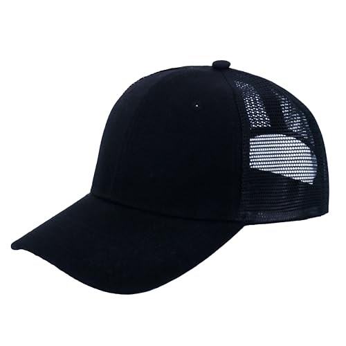 ZH 12 Pack Mesh Trucker Hats, Bulk Baseball Caps for Men and Women, Trucker Cap Wholesale - color: Black/White/Light Gray/Dark Gray