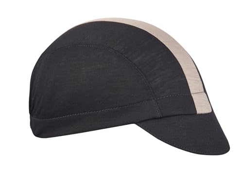 Walz Caps Merino Wool 3-Panel Cycling Cap - color: Black/Gray, size: Small-Medium