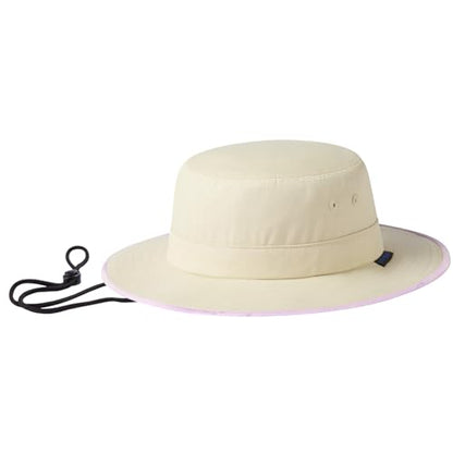 UPF 50+ Foldable Sun Hat Patterned Under Brim Bucket Hats for Summer Hiking Fishing Beach Safari Men Women - color: Beige, size: Medium