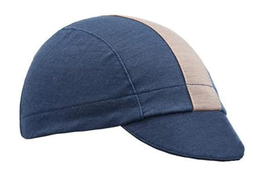 Walz Caps Merino Wool 3-Panel Cycling Cap - color: Airforce Blue, size: Large-X-Large