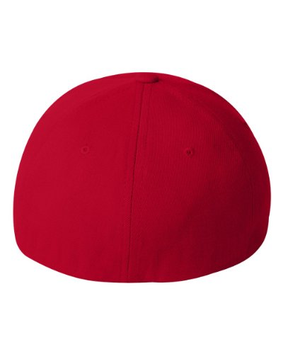 Pro-Formance Cap With Custom Embroidery by Flexfit - color: Red, size: Small-Medium