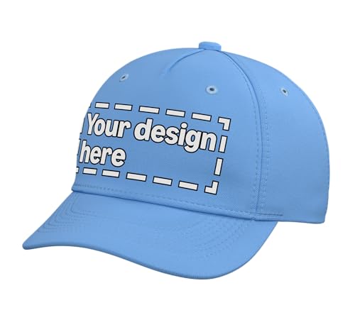Custom Adult Baseball Hat - color: Light Blue