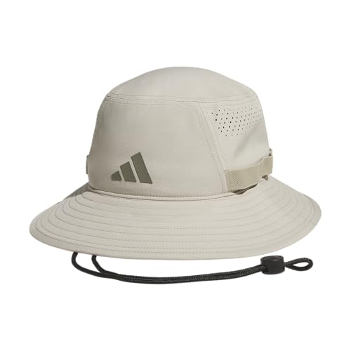 adidas Men's Victory Bucket Hat Boonie - color: Wonder Cargo Khaki/Clay Grey/5, size: Large-X-Large
