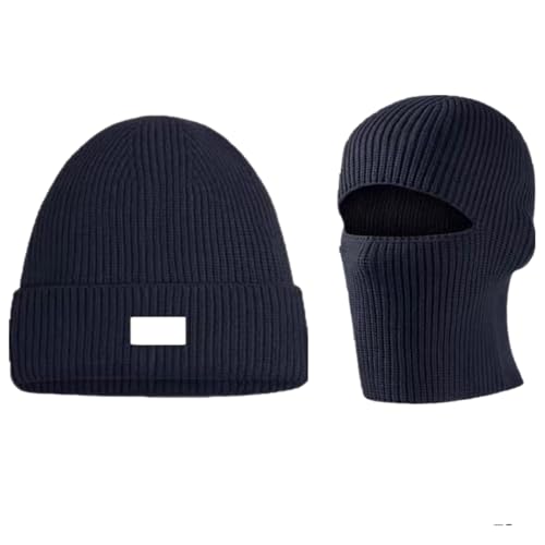Skull Cap 2 in 1 Balaclava Ski Mask Winter Balaclava Mask Warm Face Mask and Beanie Hats for Men Women