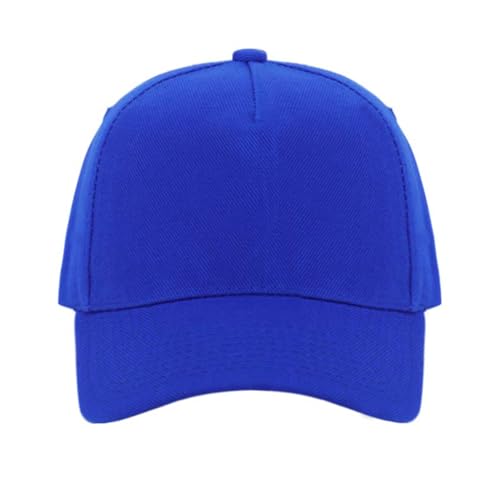 5-Panel Baseball Cap for Workouts, Hiking, Outdoor Sports, Customizable DIY Design, All-Season Comfort Fit, Adjustable - color: Blue