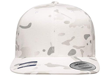 6-Panel Structured Flat Visor Classic Snapback (6089) - color: Alpine