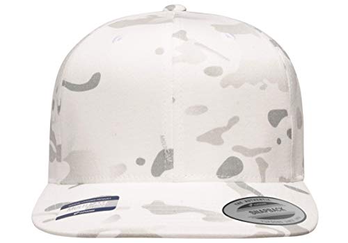 6-Panel Structured Flat Visor Classic Snapback (6089) - color: Alpine